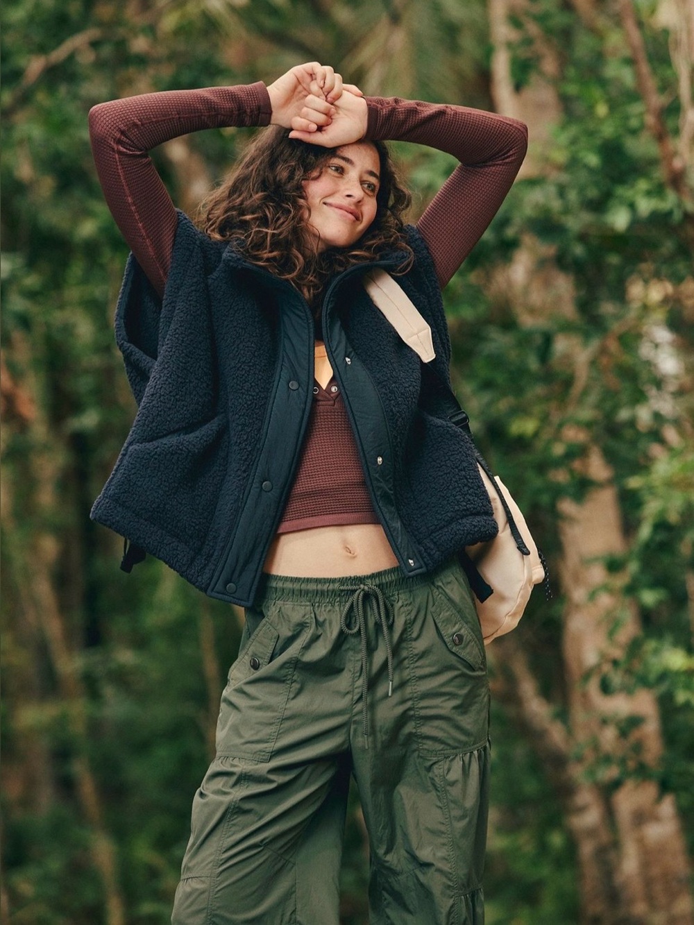GUC Free People Movement Scout It Out Fleece Vest